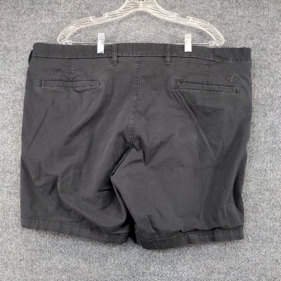Dockers Mens Supreme Flex Ultimate Chino Shorts Black Size 44 Cotton Blend - Picture 3 of 14